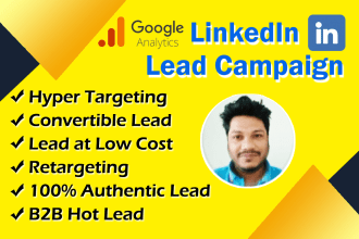setup linkedin lead ads campaign for highly convertible hot lead