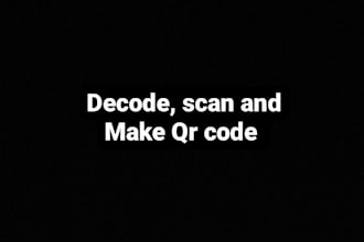 decode, scan and make your qr code
