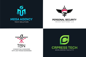 do minimalist creative modern unique trendy technology tech minimal logo design