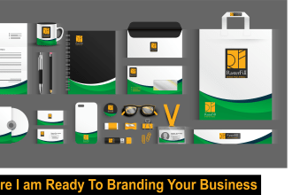create brand identity or logo, business card, stationery, corporate identity