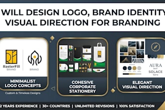create logo, brand identity, visual direction for branding