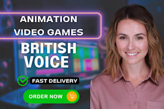 provide a female voiceover for your animation or video game