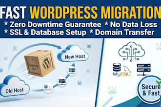 transfer, migrate, or move wordpress site to a new host or domain