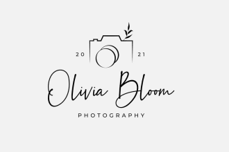 design eye catchy photography logo with express delivery
