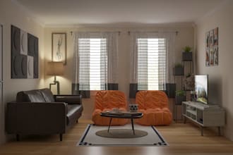 design living or any room interior rendering