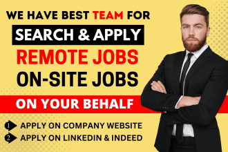 search and apply for remote jobs and onsite jobs