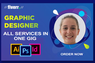 do graphic design work in adobe illustrator and adobe photoshop