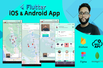 be flutter app developer for ios app development, flutter web,flutter UI design