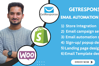 do getresponse integration email automation landing page campaign popup