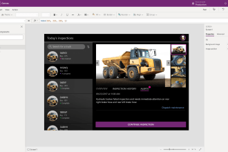 build a standard powerapps application with microsoft