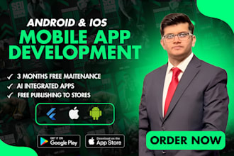 do android and ios app development flutter app development