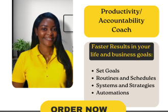 be your accountability and productivity coach