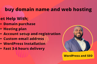 help buy a domain and hosting
