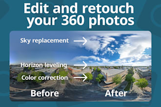 edit and retouch your 360 photos