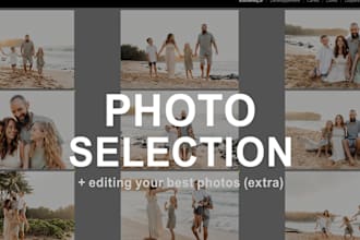 cull, select wedding, portrait, events album photos