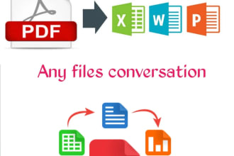 convert from PDF, word files into your chosen able data