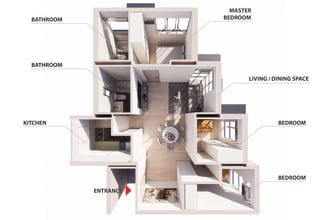 render high quality 3d layout plans