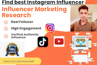 find social media instagram influencer for influencer marketing