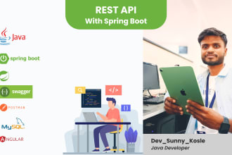 do java, spring boot,spring mvc,spring jdbc,rest projects