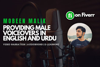 do professional urdu, english, and hindi voiceovers