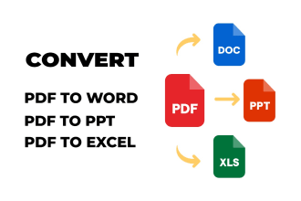 convert pdf to word, doc, powerpoint, ppt, excel, xls