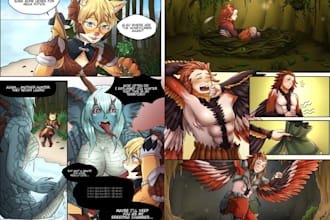do professional furry manga or comic nsfw