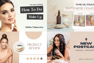 design a minimalist youtube thumbnail