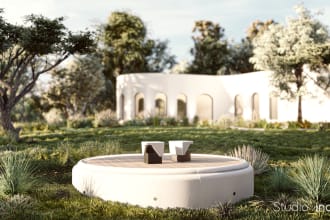 create high quality 3d furniture renderings visualization