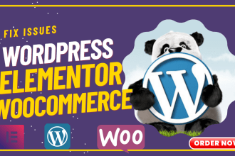 fix elementor, woocommerce and wordpress issues, errors and bugs