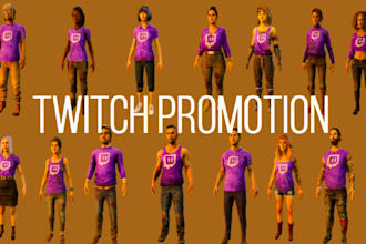 do impressive twitch channel follower, viewers, organic twitch promotion