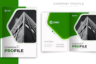 do company profile template and brochure cover page
