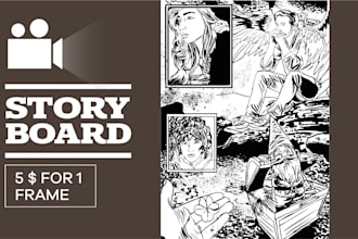 draw professional storyboard for your project