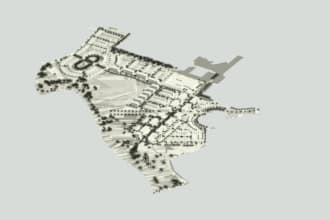 model 3d topography and site in revit