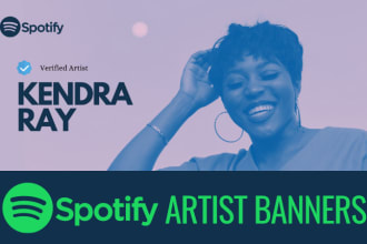 design a spotify banner for your artist profile