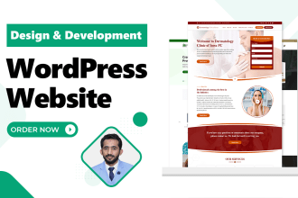 create wordpress website design, wordpress store on woocommerce