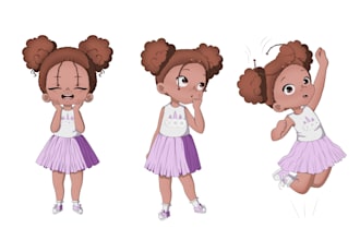 design your children book character with no ai pics
