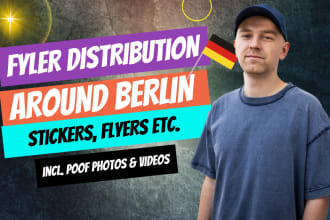 print and distribute flyers throughout berlin germany