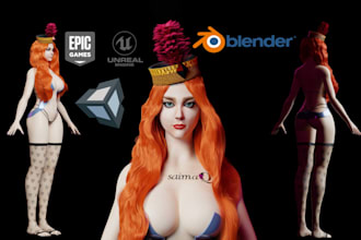 model your stylized 3d character in blender for games or film