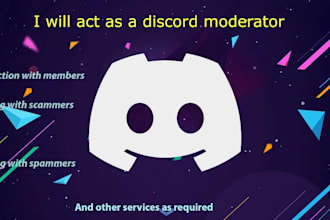 be your active nft discord moderator and community manager