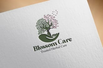 design design wellness, yoga, cbd,  marijuana, spa  and natural logo