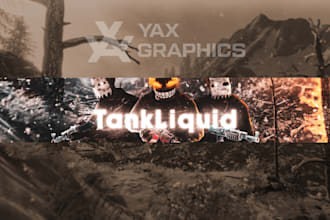 make a unique rust youtube banner