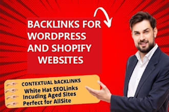 seo backlinks link building for shopify and wordpress websites to boost ranking