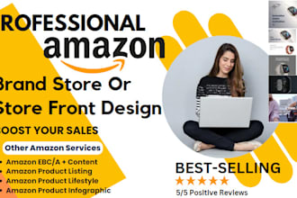 create your amazon brand store or storefront design