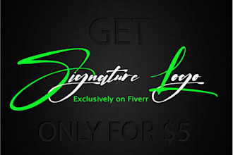 design professional signature logo