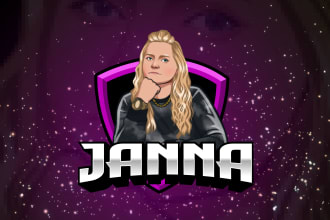create professional twitch logo , overlays, screens and emotes
