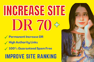 increase domain rating ahrefs DR using high authority white hat seo backlinks