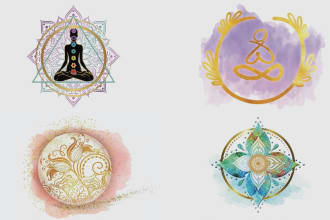 do modern sacred geometric logo