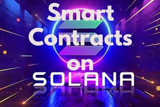 develop smart contracts on solana blockchain