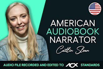 be your authentic female american audiobook narrator