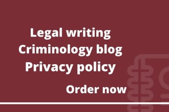 conduct legal research and write law summaries